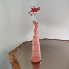 Scultura in vetro di murano vintage anni 80 di licio zanetti vintage rarissima