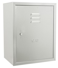 CASSETTA IN ACCIAIO INOX PER CONTATORI GAS 550X400 CONTENITORE SPORTELLO 55X40