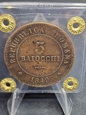 3 BAIOCCHI DEL 1849 - SECONDA