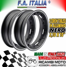 KIT 2 CERCHI IN LEGA TUBELESS