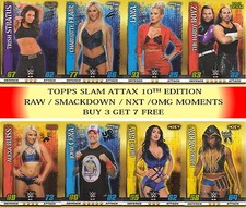 2017 Topps WWE SLAM ATTAX 10TH