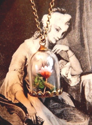 Collana vaso campana fiori - collana,