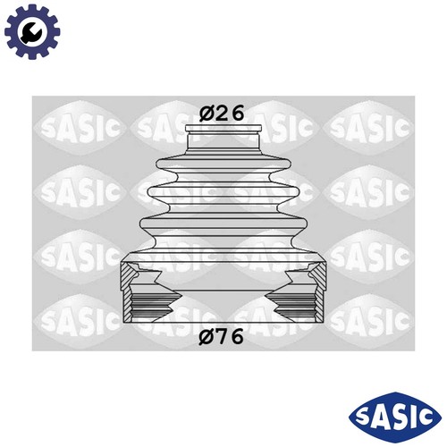 Kit soffietto albero motore - kit,