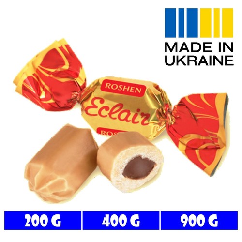 Roshen eclair caramelle - roshen,