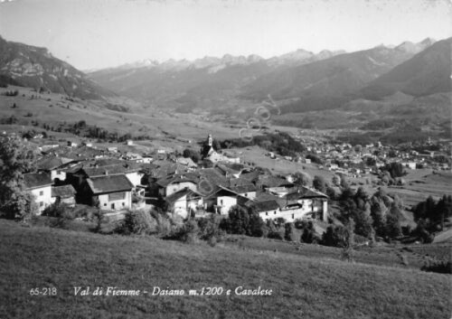 Cartolina val fiemme daiano - cartolina, di