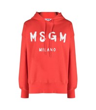 Felpa con stampa MSGM