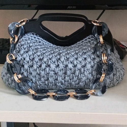 Borsa spalla uncinetto - borsa, da