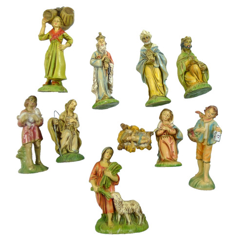 Vecchio presepe italiano - vecchio,