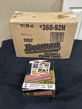 Bowman Baseball Wax Box 1992