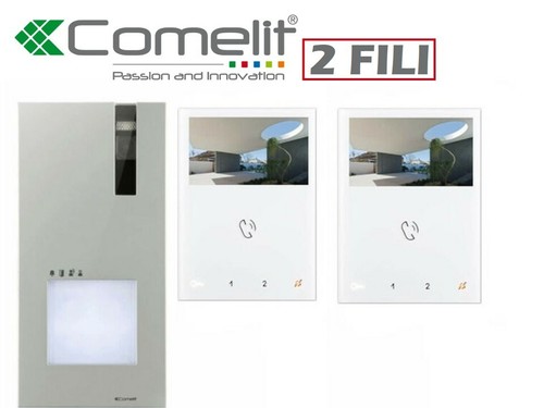 Kit videocitofono bifamiliare - kit,