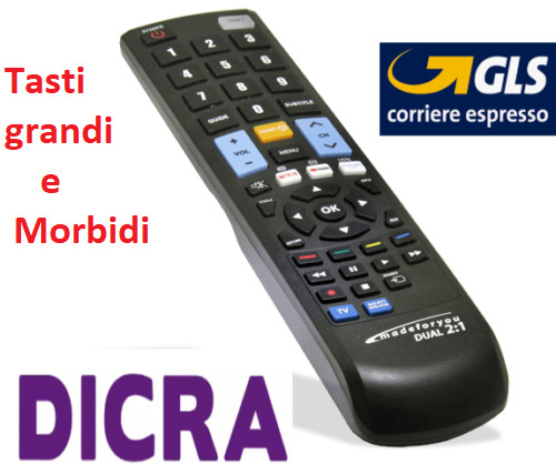Telecomando universale dicra - telecomando,