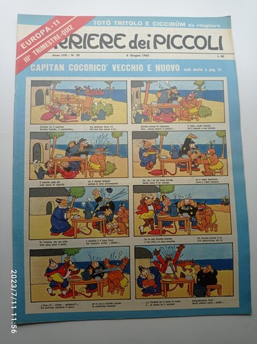 Comic corriere dei petiti - dei, year