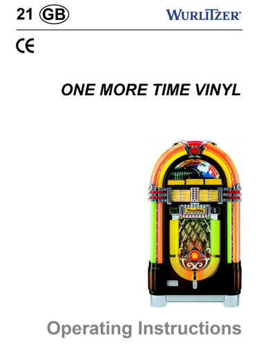 Wurlitzer jukebox manuali - wurlitzer,