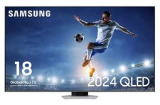 Samsung QLED 4K 75 pollici Smart TV UHD HDR QE75Q80DATXXU argento