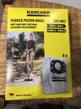 Sacchetti Aspirapolvere Karcher  Ricambio Originale 2.863-006.0 WD4 WD5 WD6