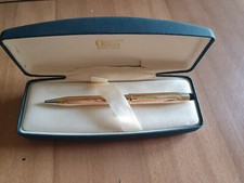 PENNA SFERA CROSS PLACCATA ORO