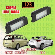 COPPIA LUCI TARGA CITROEN C4