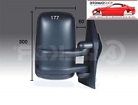 RETROVISORE DX MANUALE BRACCIO CORTO PER RENAULT MASCOTTE 01/1998>/MASTER 02/199