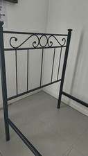 Struttura letto in ferro battuto Nero