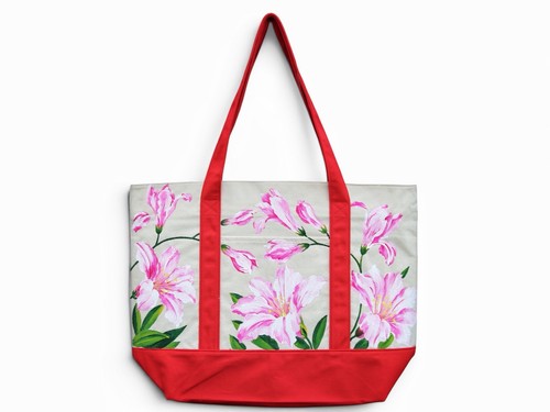 Borsa tracolla grande tela - a,