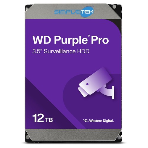 Purple pro 12tb sata - wd, 3,5"