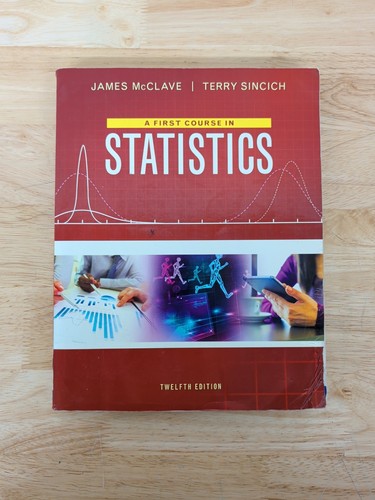 First course statistics a - first, in