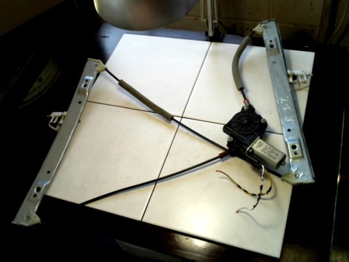 Alzavetro elettrico anteriore - alzavetro,