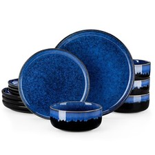 Set piatti blu gres servizio