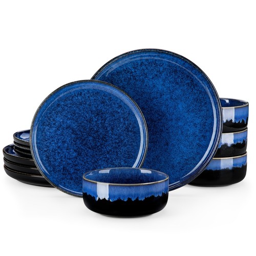 Set piatti blu gres servizio
