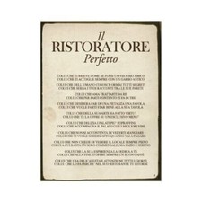 TARGA LATTA RISTORATORE