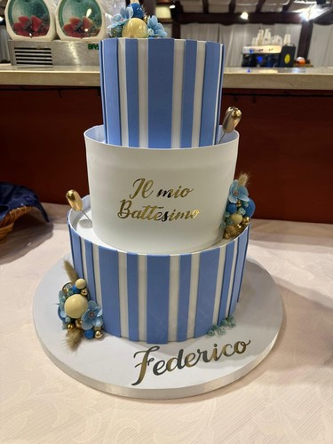 Torta finta battesimo - torta,