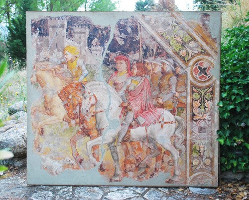 Affresco tecnica strappo - tecnica,