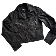 Giacca motociclista pelle nera - giacca,