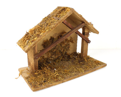 Capanna per presepe rustica - capanna,
