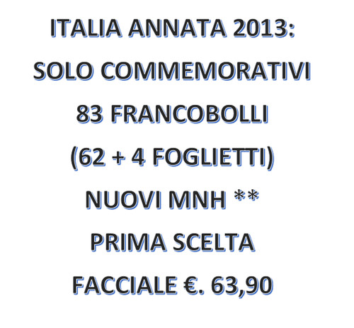 Italia 2013 annata completa - italia,