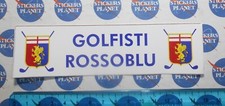 ADESIVO STICKER VINTAGE AUTOCOLLANT ORIGINAL GOLFISTI ROSSOBLU GENOA