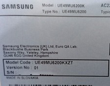 RICAMBI PER TV SAMSUNG UE49MU6200KXZT