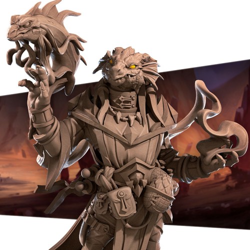 Dragonborn wizard stregone - wizard,