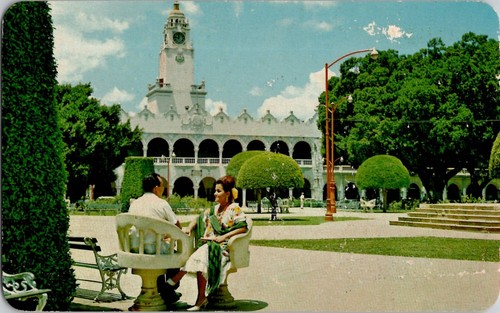Vintage postcard palacio - postcard,