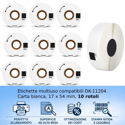 Rotoli per etichettatrice - 10,
