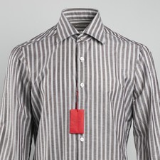 Camicia elegante kiton cotone - camicia,