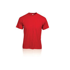MAGLIETTA  T-SHIRT TSHIRT Maniche Corte UOMO DONNA  UNISEX ROSSO ROSSA RED