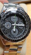 SEIKO Flightmaster 7T34-6A00 Vintage Sports 150 Chronograph Japan Watch