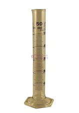 Cilindro graduato in vetro