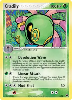 Cradily pokemon - -,