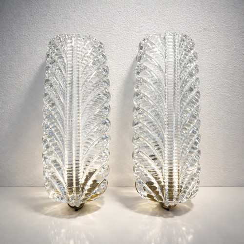 Pair vintage murano - murano, glass