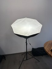 FotoQuantum StudioMax Daylight 2250W + Octagonal Softbox 90cm with Light Stand 2