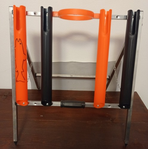 Cavalletto porta canne trota - cavalletto,