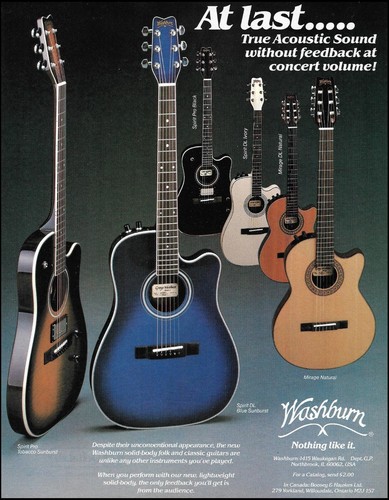 Pubblicità chitarra acustica
