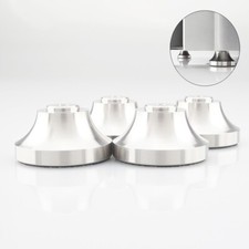 4PCS Supporto Isolante Acciaio Inox Piedini Pad Protezione Altoparlante Giradischi AMP